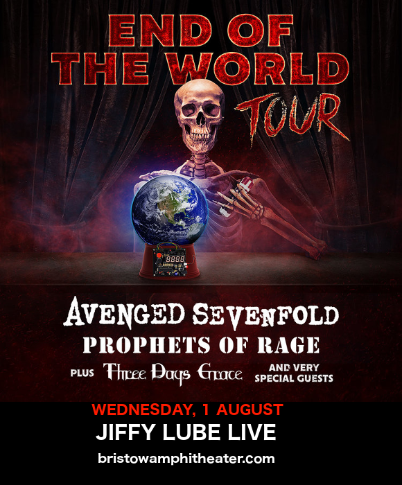 End of the World Tour Avenged Sevenfold, Prophets of Rage & Three Days