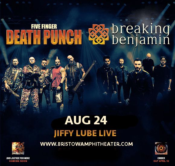 Five Finger Death Punch & Breaking Benjamin at Jiffy Lube Live