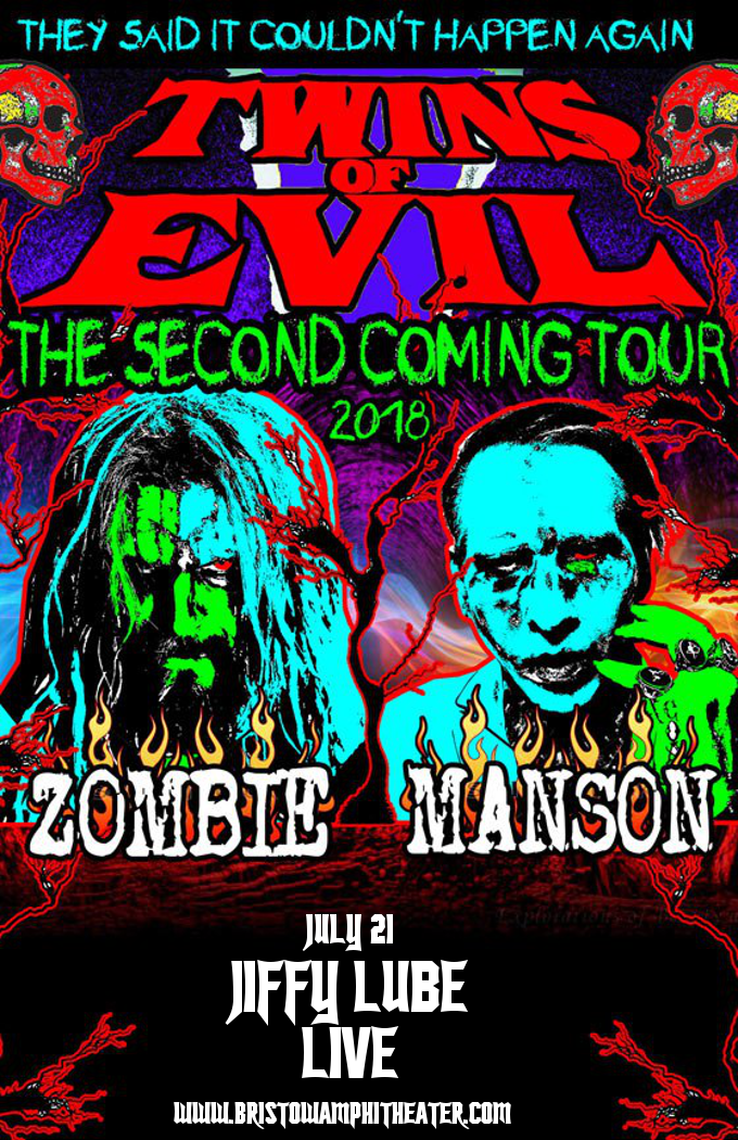 Rob Zombie & Marilyn Manson at Jiffy Lube Live