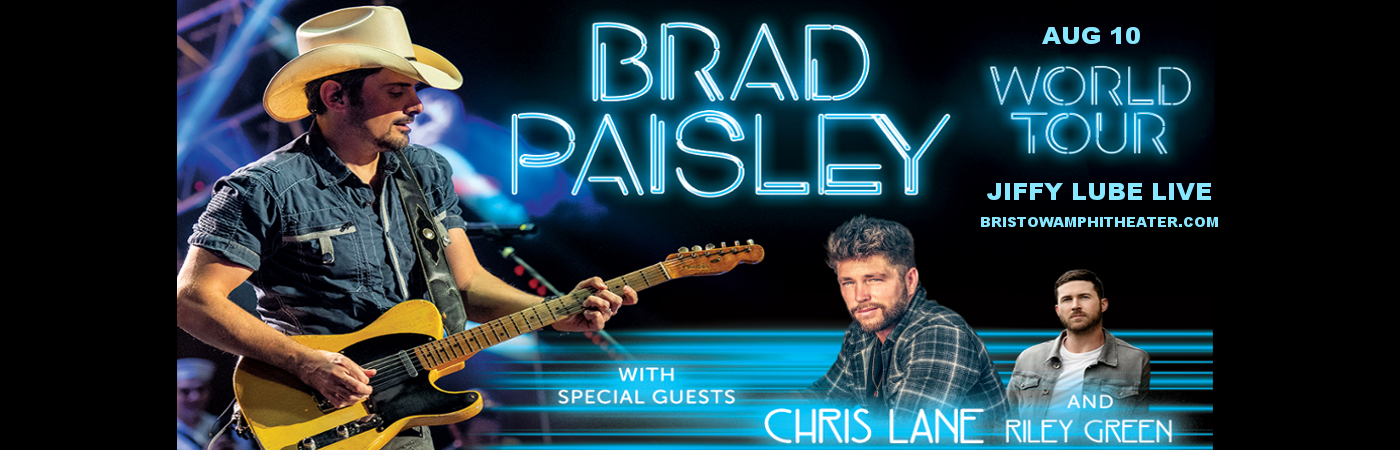 Brad Paisley, Chris Lane & Riley Green