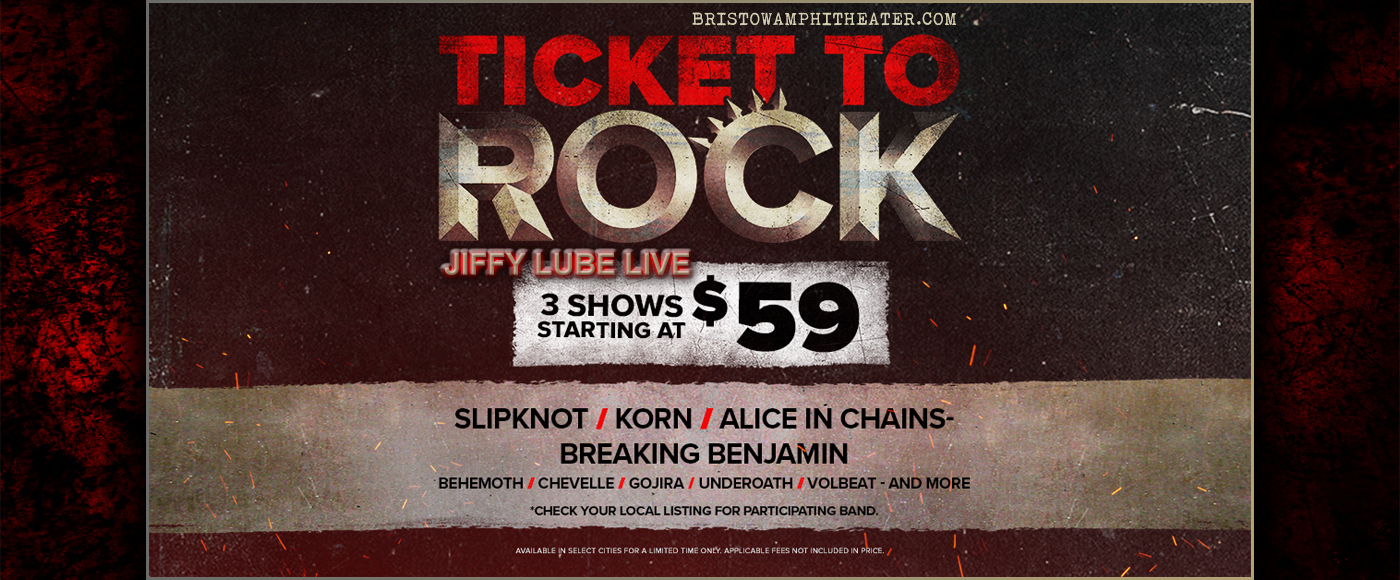 2019 Ticket To Rock Tickets (Includes All Performances)