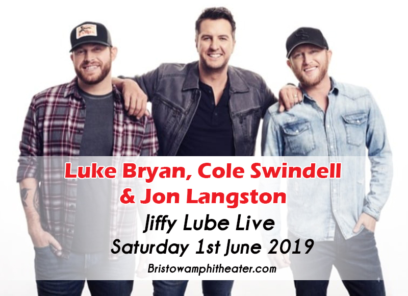 Luke Bryan, Cole Swindell & Jon Langston. Tickets | 1st June | Jiffy ...