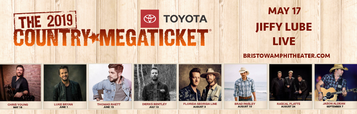 2019 Country Megaticket Tickets (Includes All Performances)