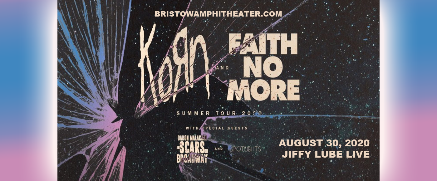 Korn, Faith No More, Helmet & '68 at Jiffy Lube Live