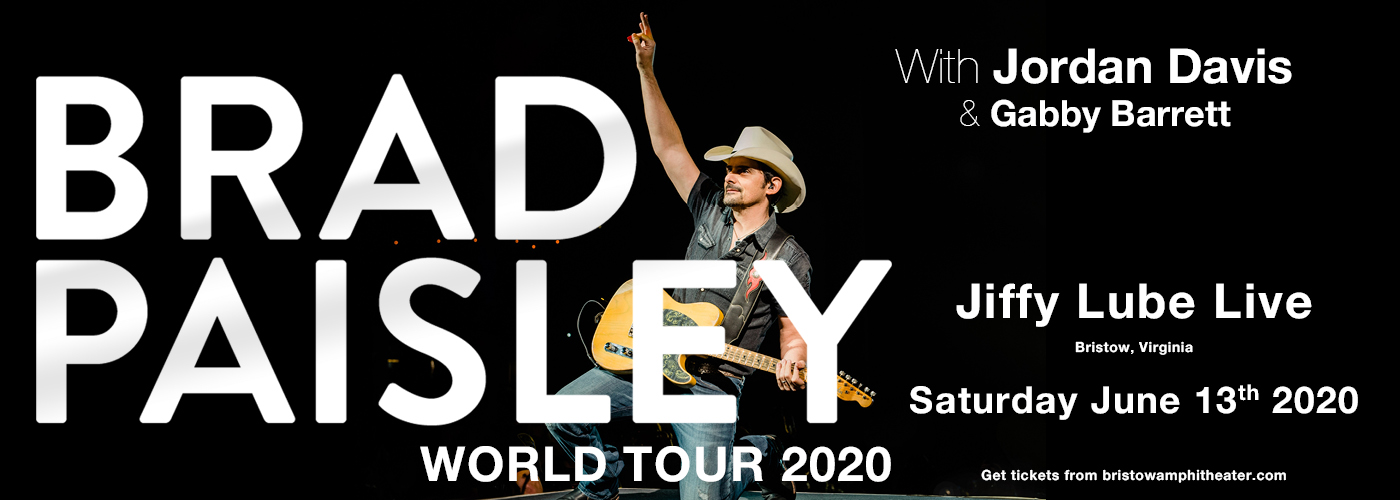 Brad Paisley, Jordan Davis & Gabby Barrett [CANCELLED]