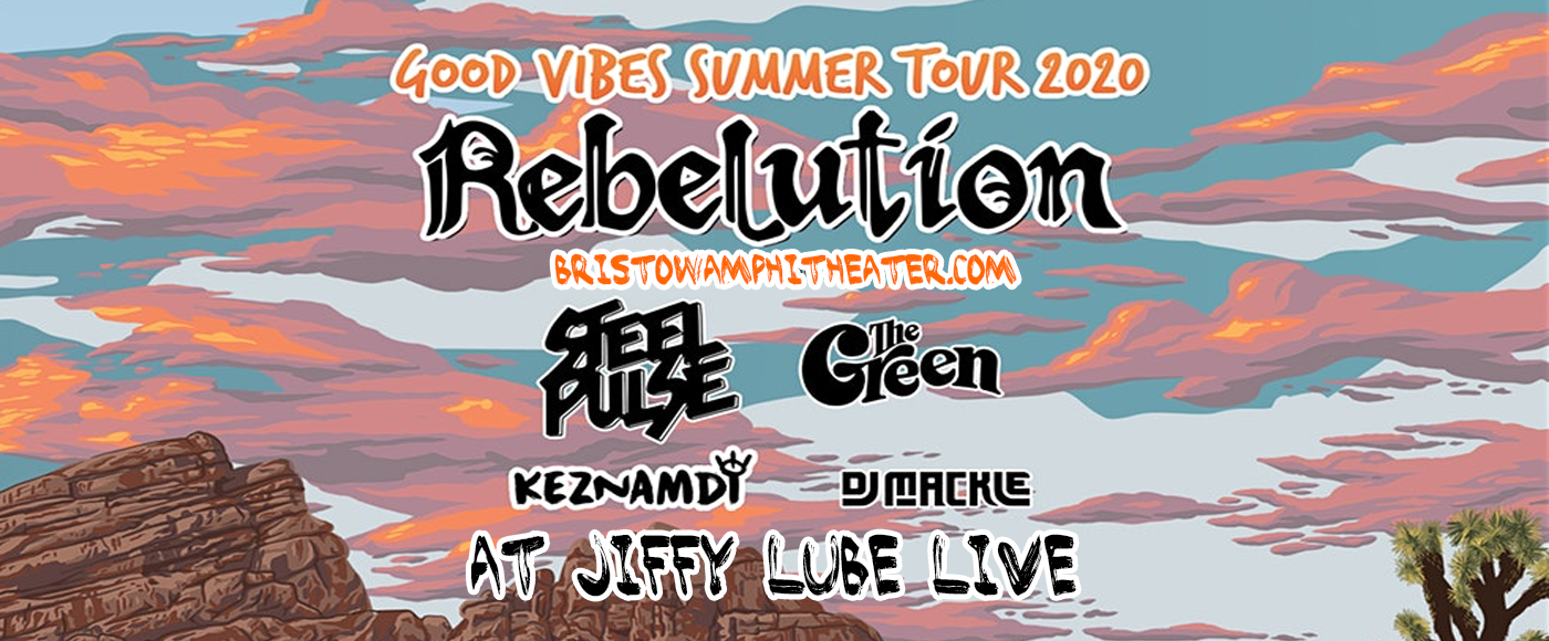 Rebelution, Steel Pulse & The Green [CANCELLED] at Jiffy Lube Live